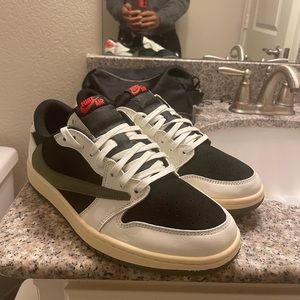 Worn only one time for a picture, All clean, no scuffs or Creases, Ready to ship